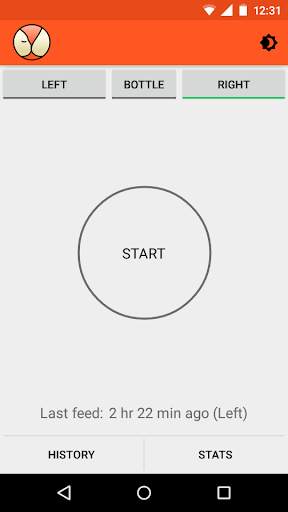 FeedTimer – Baby feeding diary screenshot 1