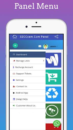 S2CCcam Cline Panel screenshot 3