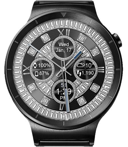 Diamond Glitz HD WatchFace Widget & Live Wallpaper 13 تصوير الشاشة