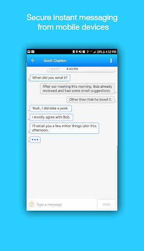 GroupWise Messenger screenshot 1