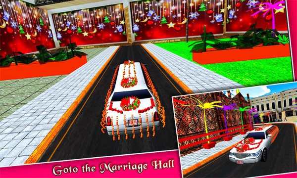Bridal Limo Car & Wedding Bus 3d screenshot 2