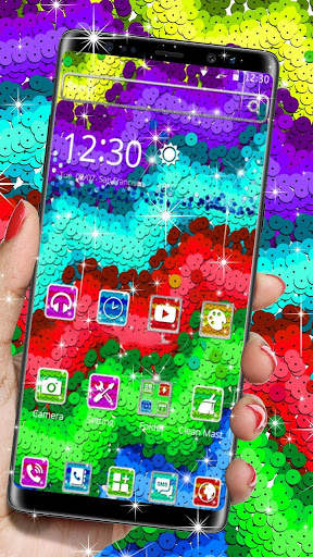 Colorful sequin theme screenshot 1