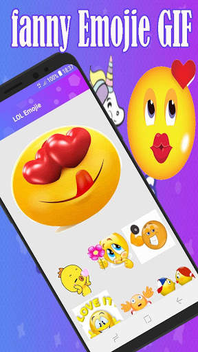 Gif Stickers For WhatsApp-Colorful Emoji screenshot 7