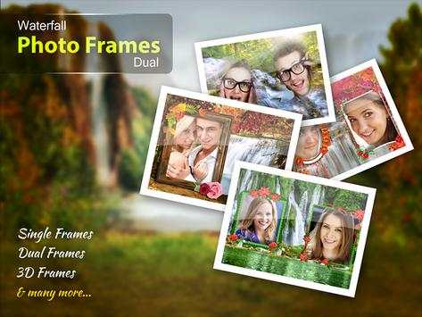 Waterfall Photo Frames Dual 1 تصوير الشاشة