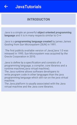 Core Java programming - offline screenshot 3