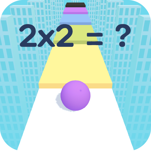 Let’s Do Some Math!- rolling ball trivia going run icon