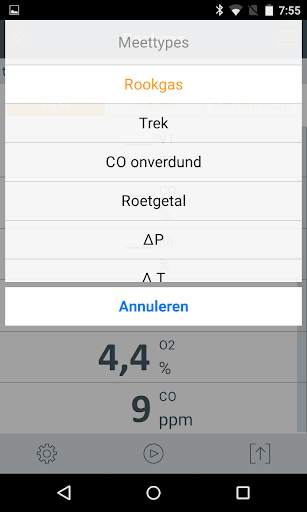 De App voor testo 330i screenshot 3