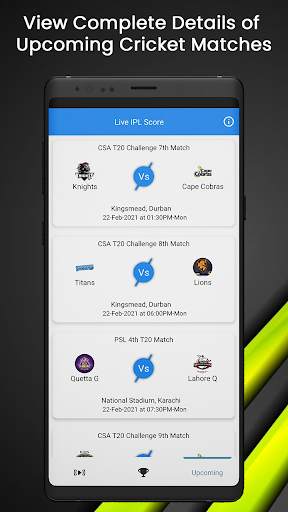 Live cricket score : Fastest Live Score screenshot 1