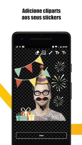Criar figurinhas para WhatsApp screenshot 3