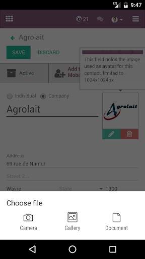 Odoo screenshot 6