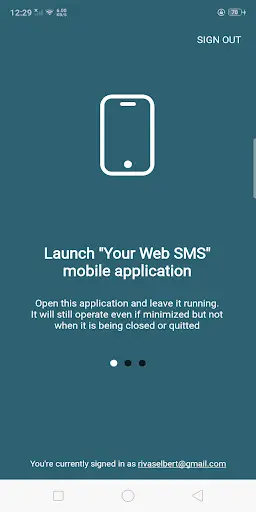 Your Web SMS - SMS From Web/PC screenshot 1