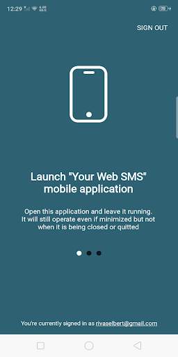 Your Web SMS - SMS From Web/PC screenshot 1