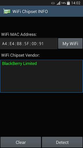 WiFi Chipset INFO screenshot 1