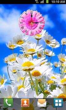 Daisy Clock Live Wallpaper screenshot 8