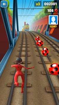 Subway Miraculous Ladybug Game Free screenshot 4