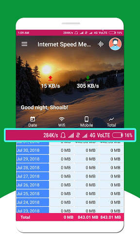 Internet Speed Meter screenshot 5