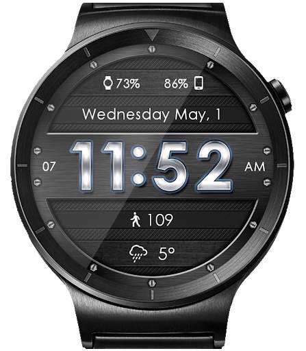 Metallic Mesh HD WatchFace Widget & Live Wallpaper screenshot 12
