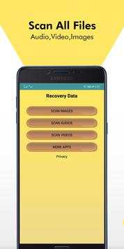 Recover deleted files Data - Audio Video Recovery скриншот 1