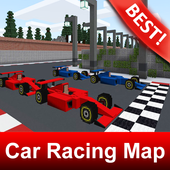 Car Racing Map for Minecraft MCPE icon