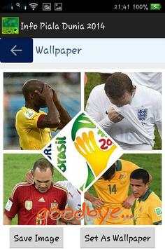 Info Bola Dunia 2014 screenshot 5
