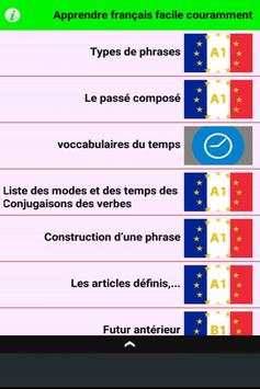 Français Facile Authentique Couramment screenshot 6