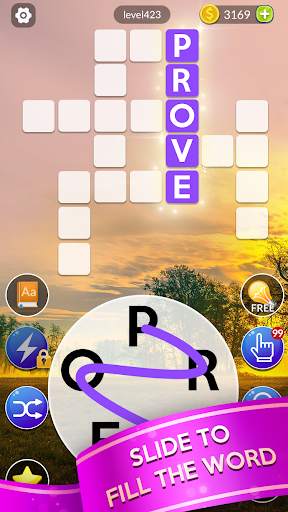 Word Slide - Free Word Games & Crossword Puzzle screenshot 2