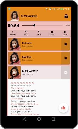 Rosalia 2020 Offline (Song Lyrics) screenshot 16