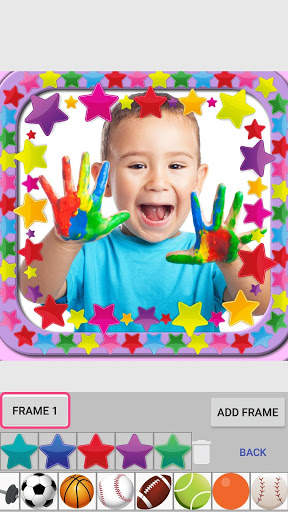 Baby photo frames maker screenshot 1