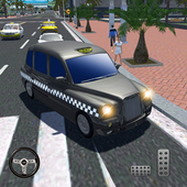 Taxi Traffic Sim 2019 - Taxi Driving Game icon