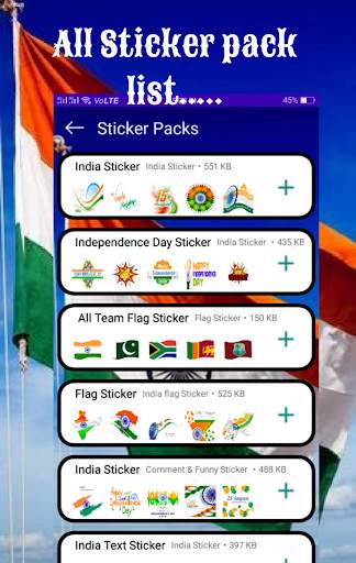15August Stickers For Whatsapp screenshot 3