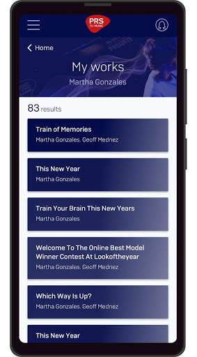 PRS for Music screenshot 3