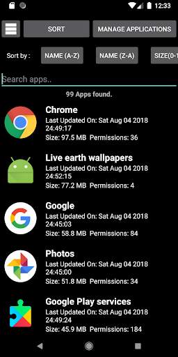 App Info Manager : Find, Save скриншот 3