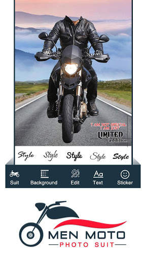 Men Moto Photo Suit : Bike Photo Editor screenshot 5