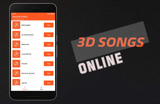 3D Music Player - Online 3d songs app screenshot 1