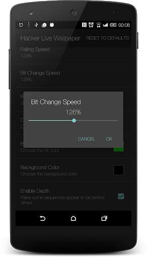 Hacker Matrix Live Wallpaper screenshot 1