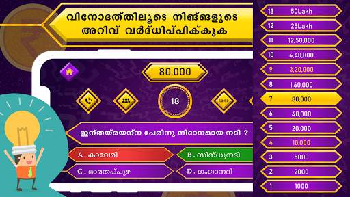 Malayalam GK Quiz : PSC Kerala screenshot 2