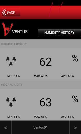 Ventus BT Weather Station скриншот 3