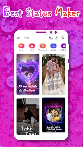 Vido Magic : Video Status Maker screenshot 2