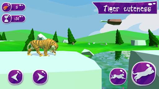 タイガーシミュレータータイガーライディングゲーム screenshot 5