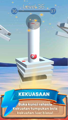Stack Tower: Bola Jatuh permainan 3d blok tongkat screenshot 4
