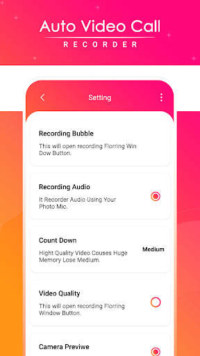 Auto Video Call Recording screenshot 6