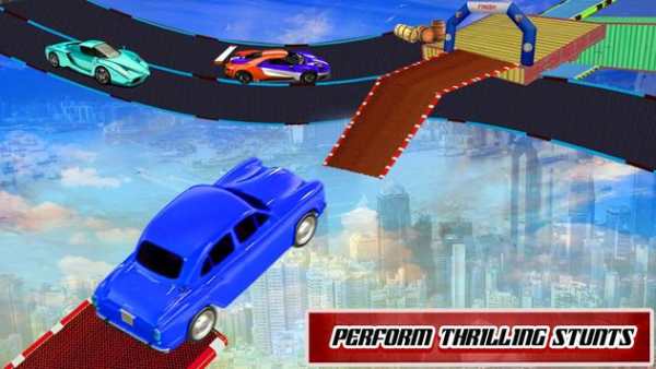 Classic Extreme Car Stunt Racing Drive screenshot 3