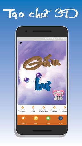Tạo chữ 3D - Làm chữ 3D nghệ thuật screenshot 5