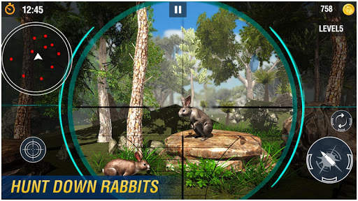 Wicked Rabbit Hunting Sniper Free Shooting Games screenshot 2