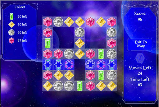 Match 3 Star War Candy Jewels Offline Mobile Game screenshot 3