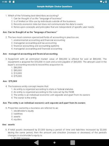 Basic Financial Accounting скриншот 8