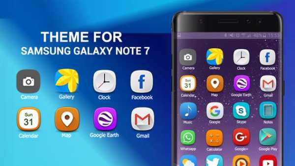 Theme launcher for Samsung galaxy note 7 screenshot 4