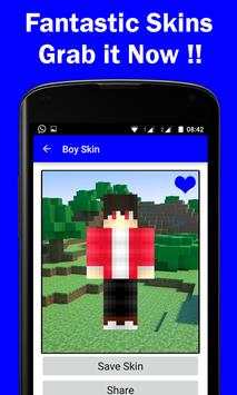 HD Boy Skins for Minecraft PE screenshot 3