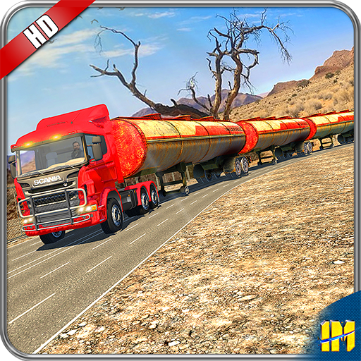 Oil Tanker Long Trailer Truck Simulator-Road Train icon