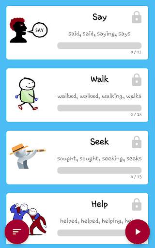 Sentence Maker (Verb, Prep., Phrasal verb) screenshot 2